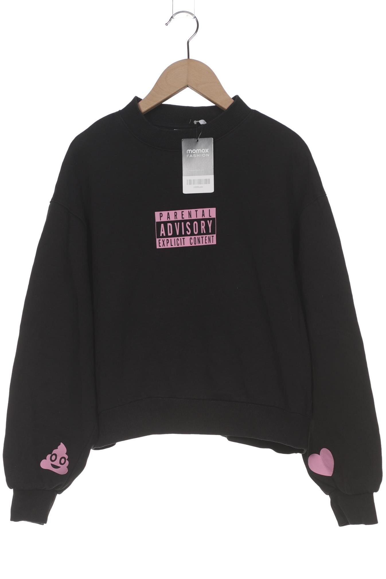 

Weekday Damen Sweatshirt, schwarz, Gr. 34