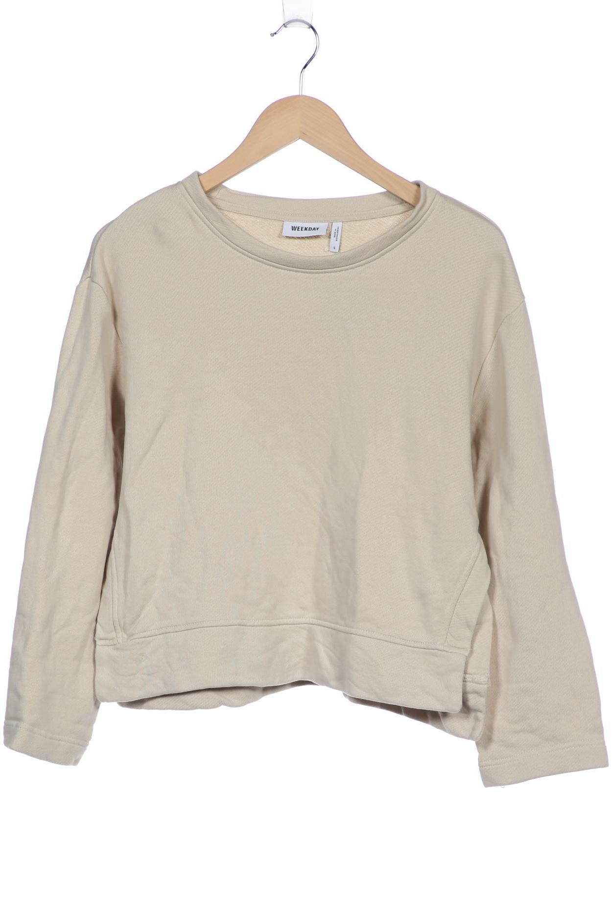 

Weekday Damen Sweatshirt, beige, Gr. 36