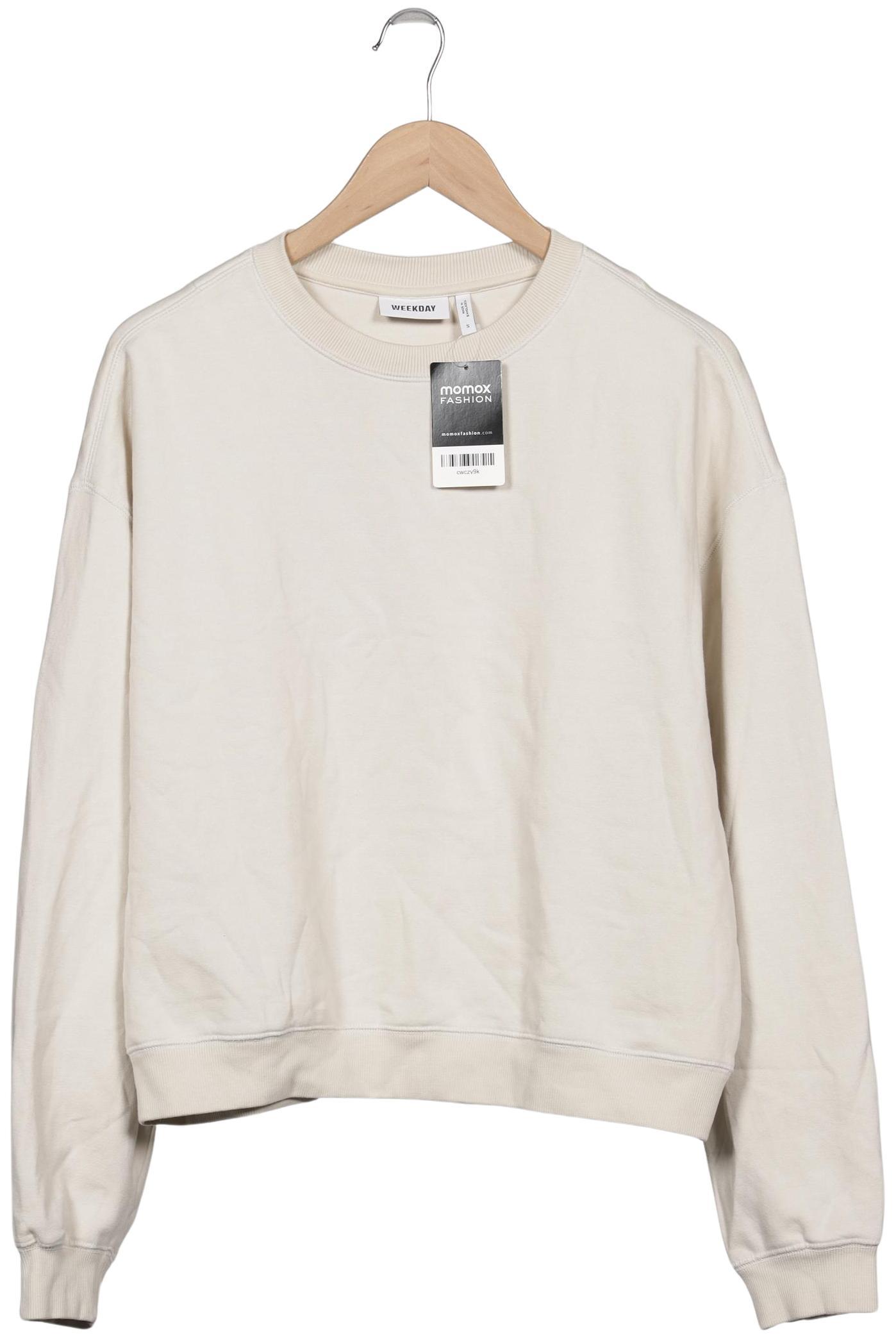 

Weekday Damen Sweatshirt, cremeweiß, Gr. 36