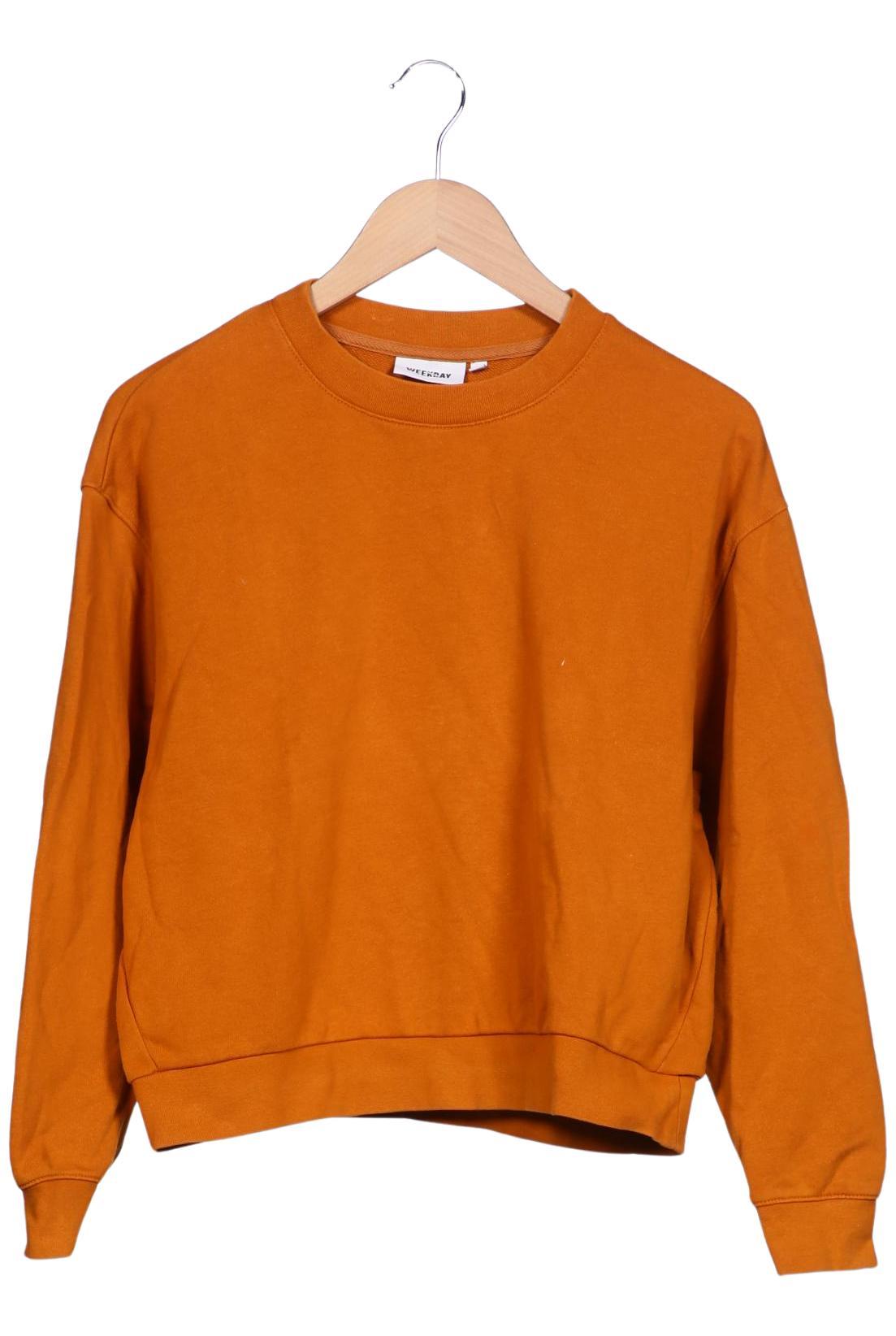 

Weekday Damen Sweatshirt, orange, Gr. 34