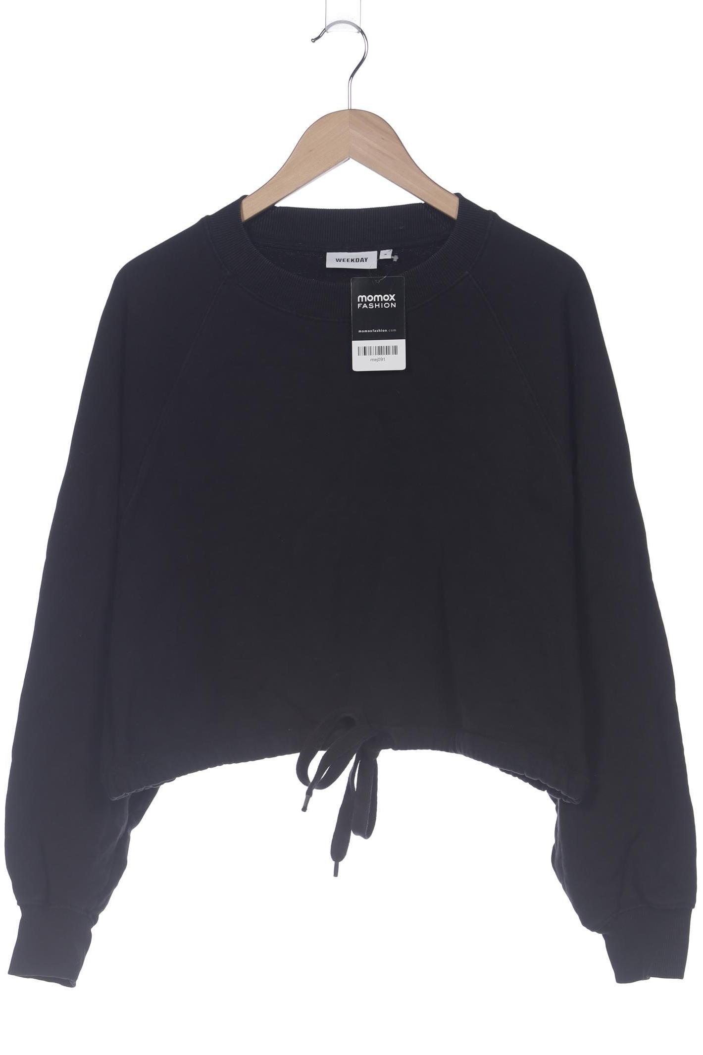 

Weekday Damen Sweatshirt, schwarz, Gr. 38