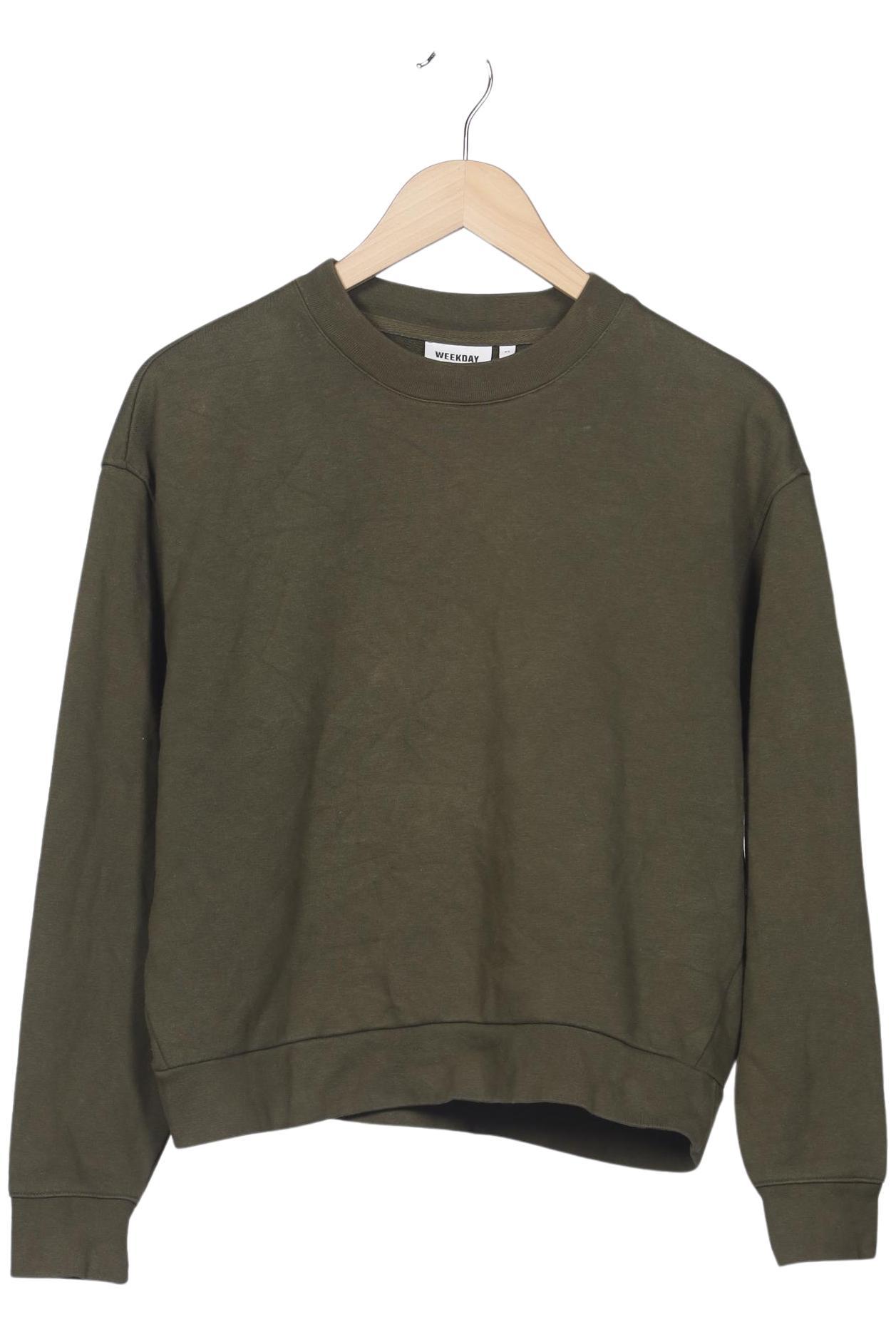 

Weekday Damen Sweatshirt, grün, Gr. 34