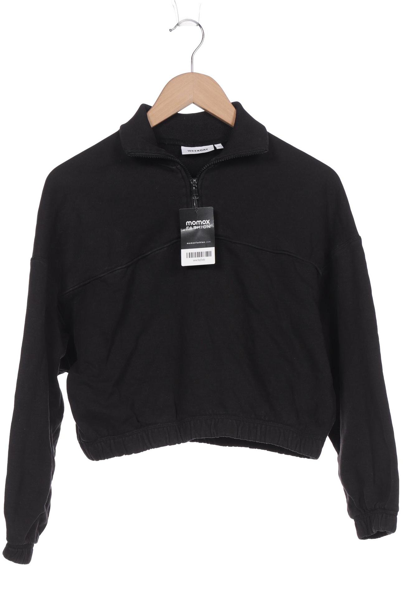 

Weekday Damen Sweatshirt, schwarz