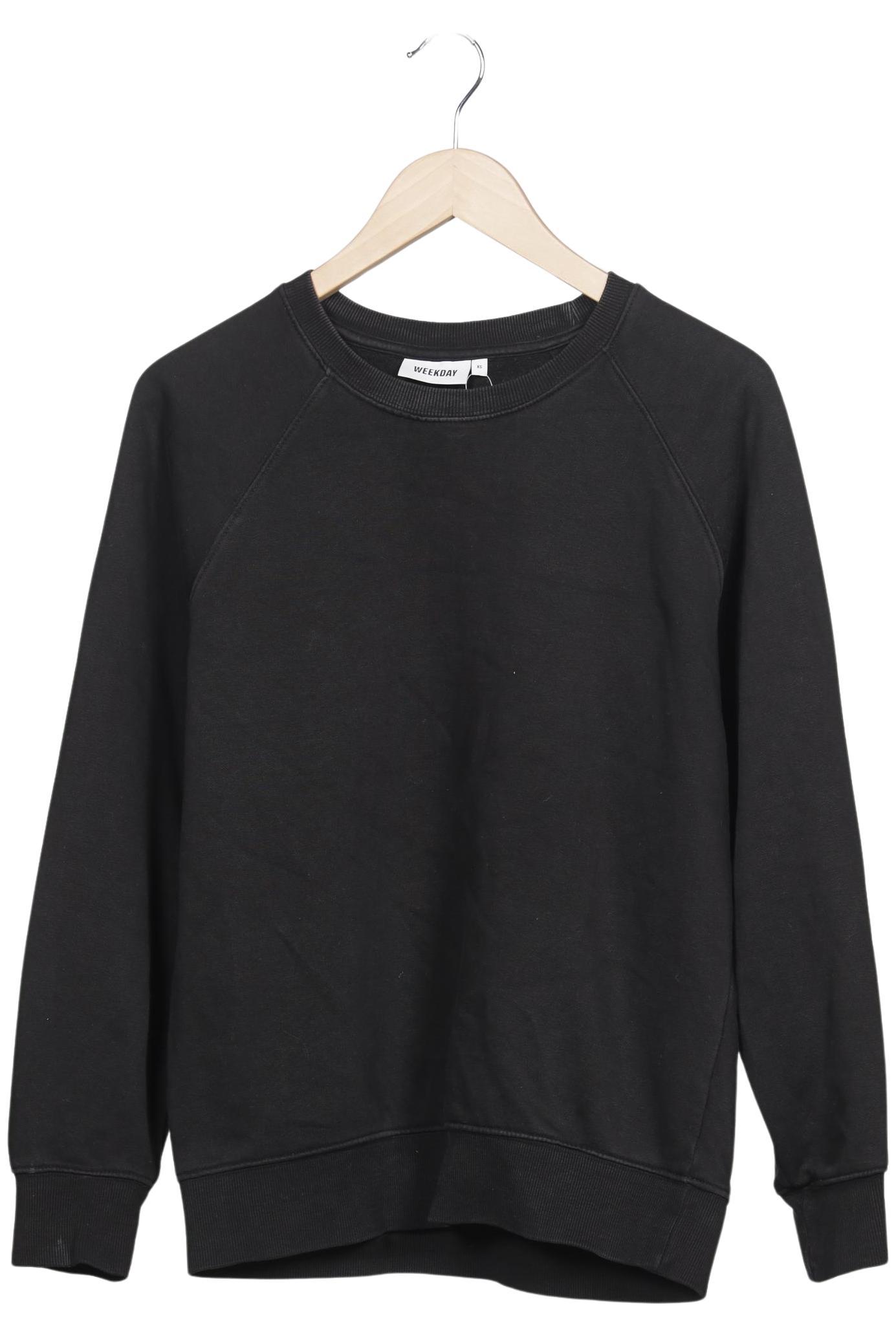 

Weekday Damen Sweatshirt, schwarz, Gr. 34