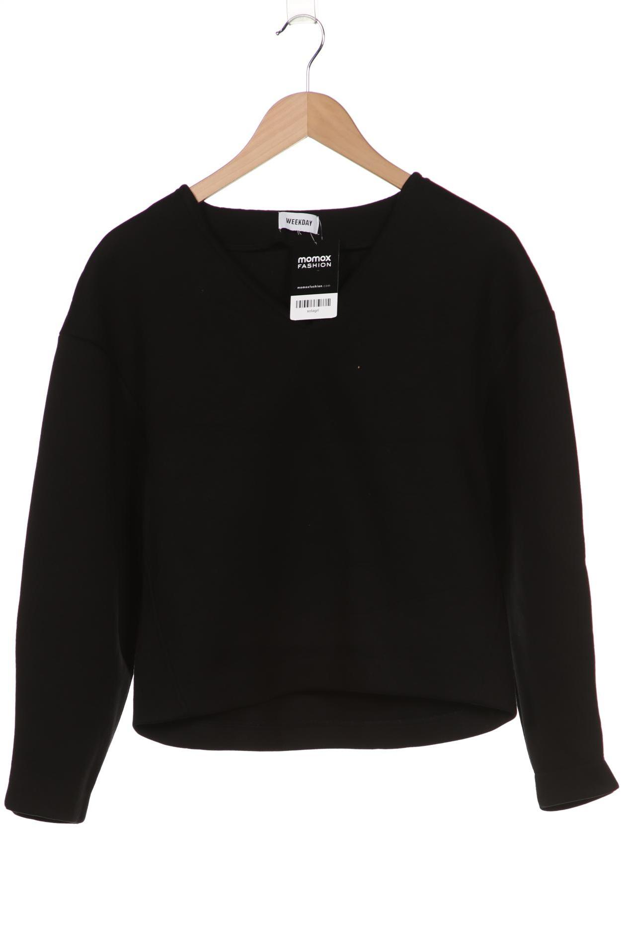 

Weekday Damen Sweatshirt, schwarz, Gr. 42