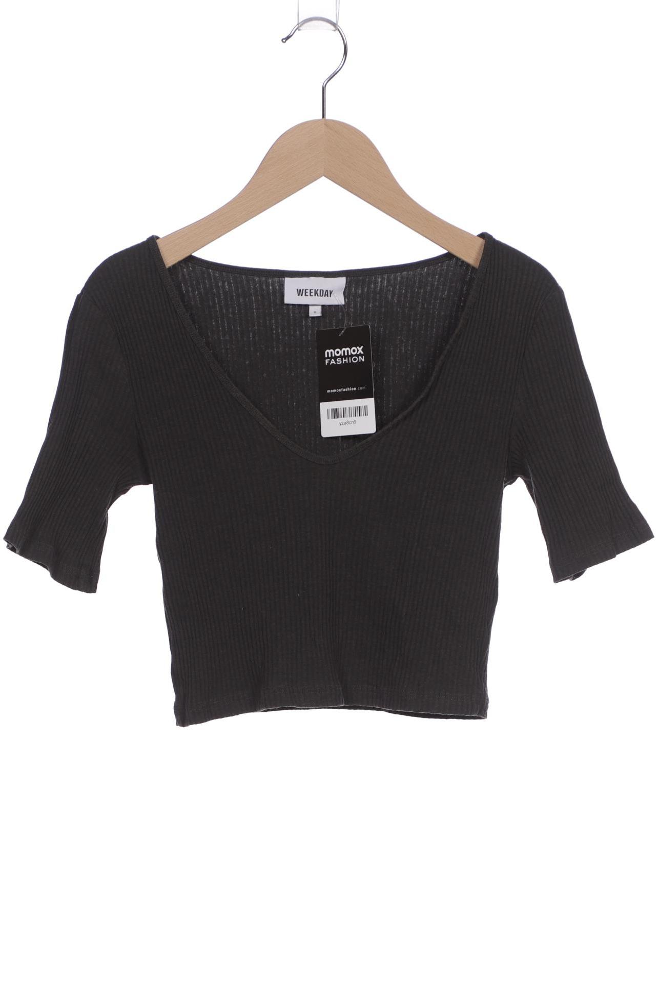 

Weekday Damen T-Shirt, grau, Gr. 36
