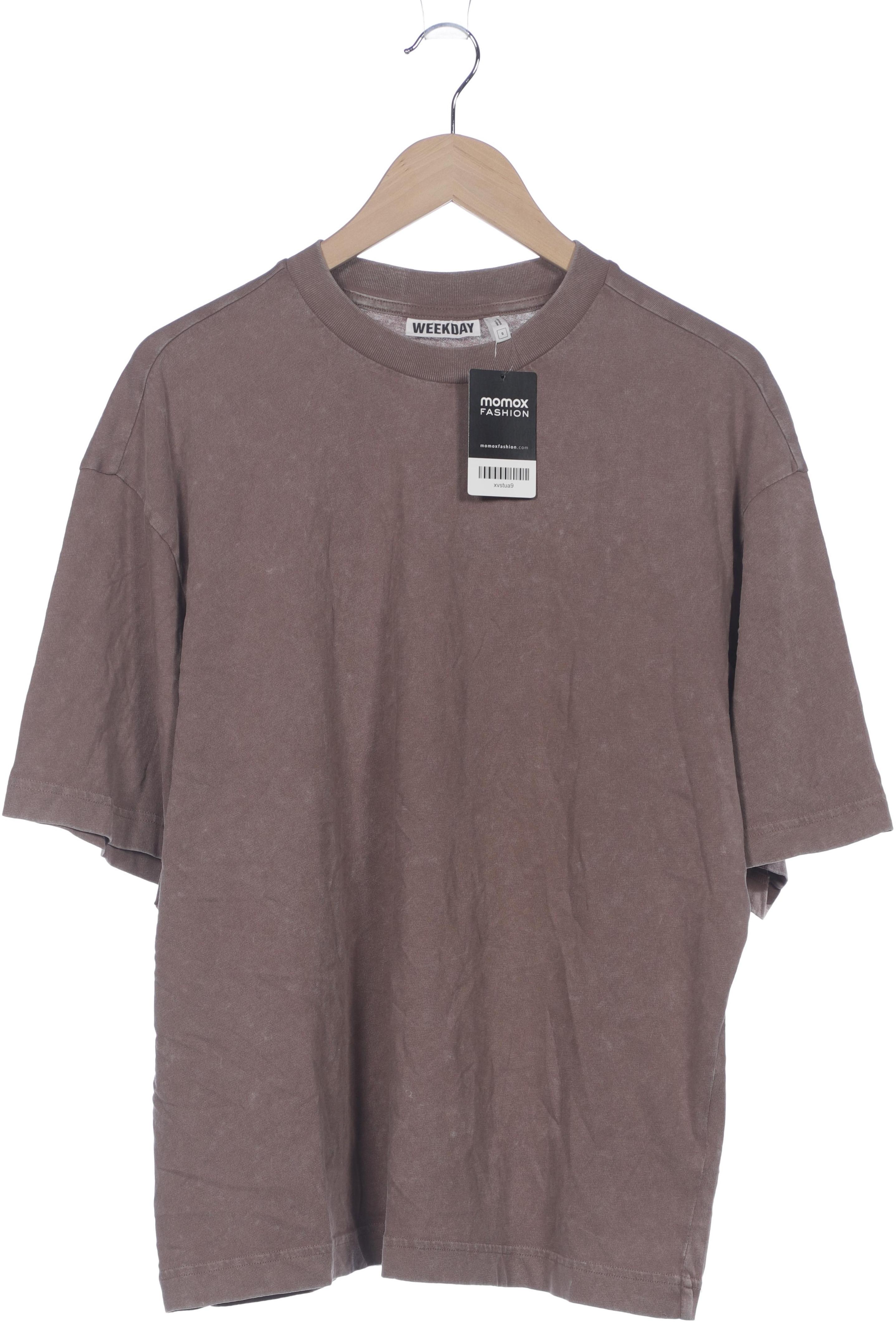 

Weekday Damen T-Shirt, braun, Gr. 36