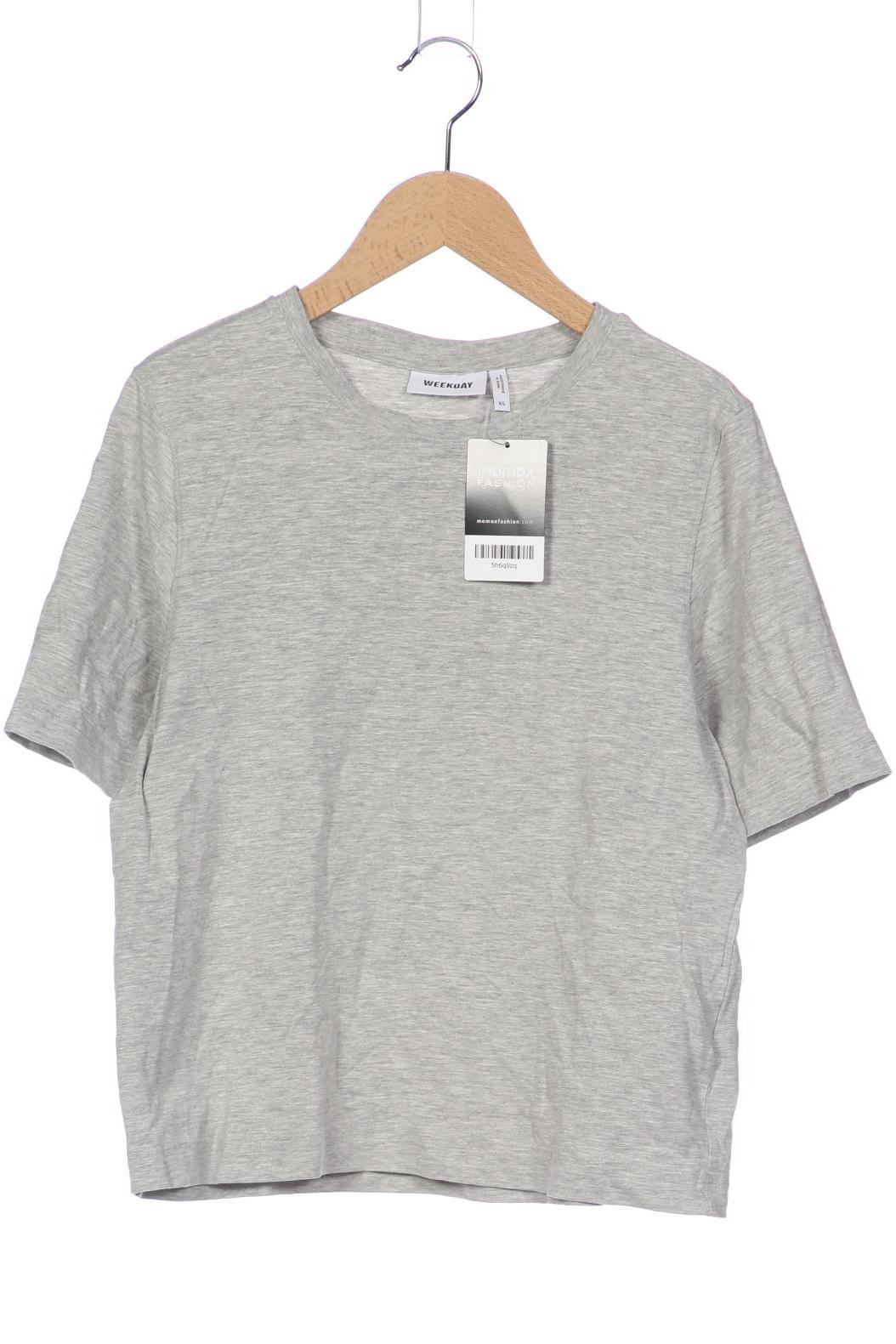 

Weekday Damen T-Shirt, grau, Gr. 34