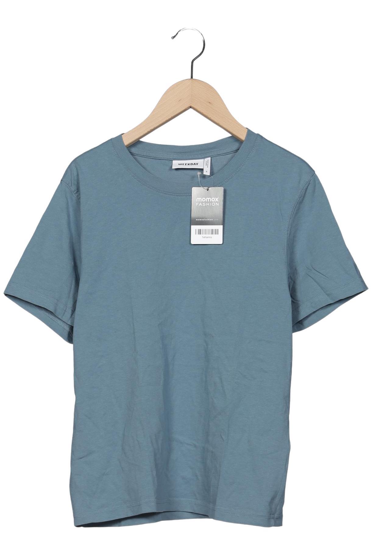 

Weekday Damen T-Shirt, blau, Gr. 36