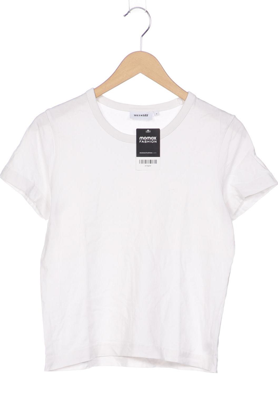 

Weekday Damen T-Shirt, cremeweiß