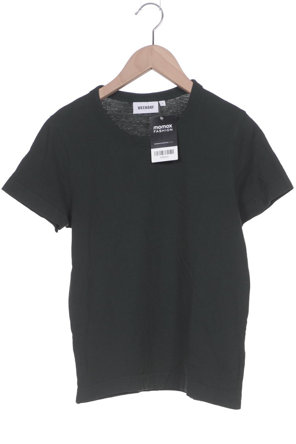 

Weekday Damen T-Shirt, grün, Gr. 36