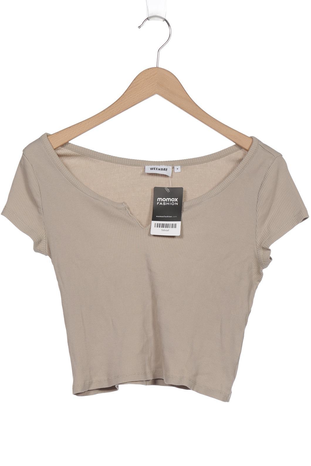 

Weekday Damen T-Shirt, beige