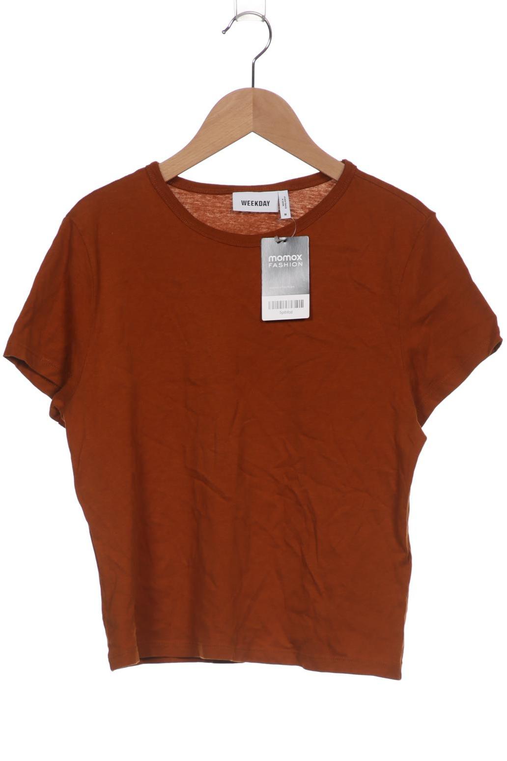 

Weekday Damen T-Shirt, braun
