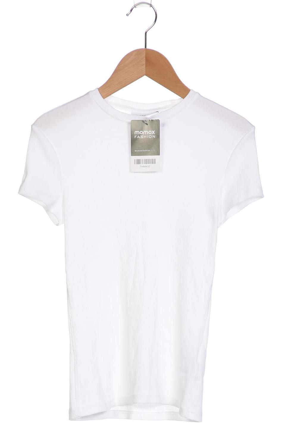 

Weekday Damen T-Shirt, weiß, Gr. 34