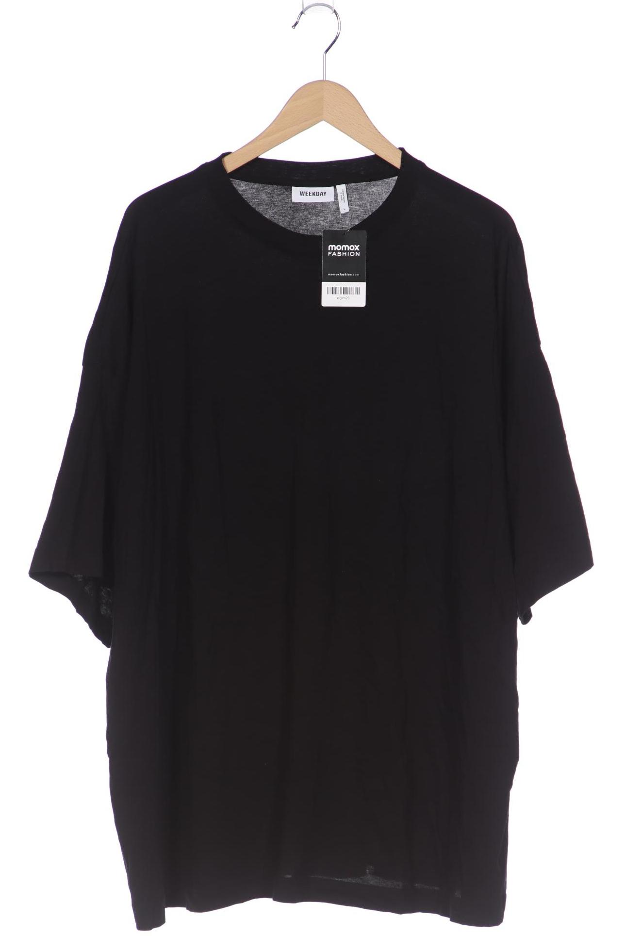 

Weekday Damen T-Shirt, schwarz, Gr. 42