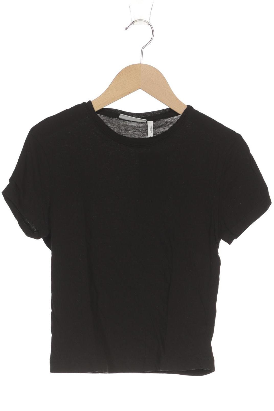 

Weekday Damen T-Shirt, schwarz, Gr. 38