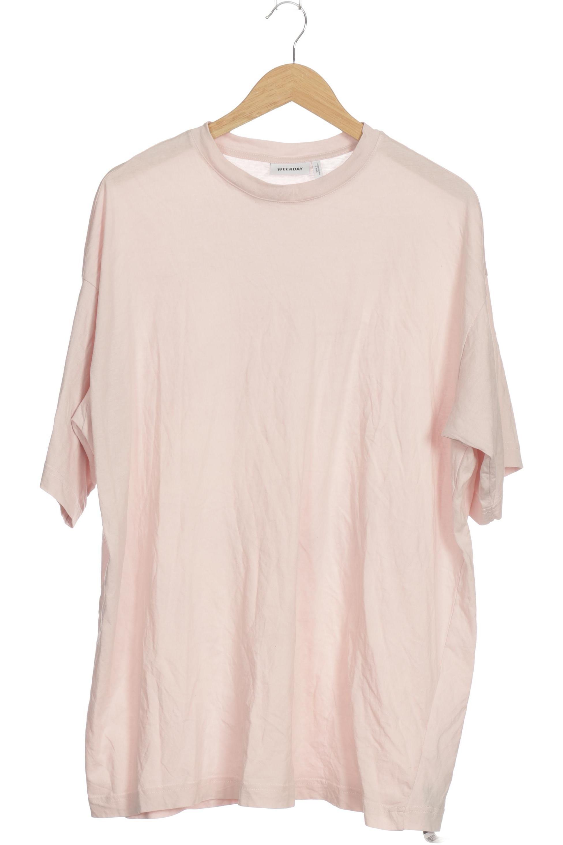 

Weekday Damen T-Shirt, pink, Gr.