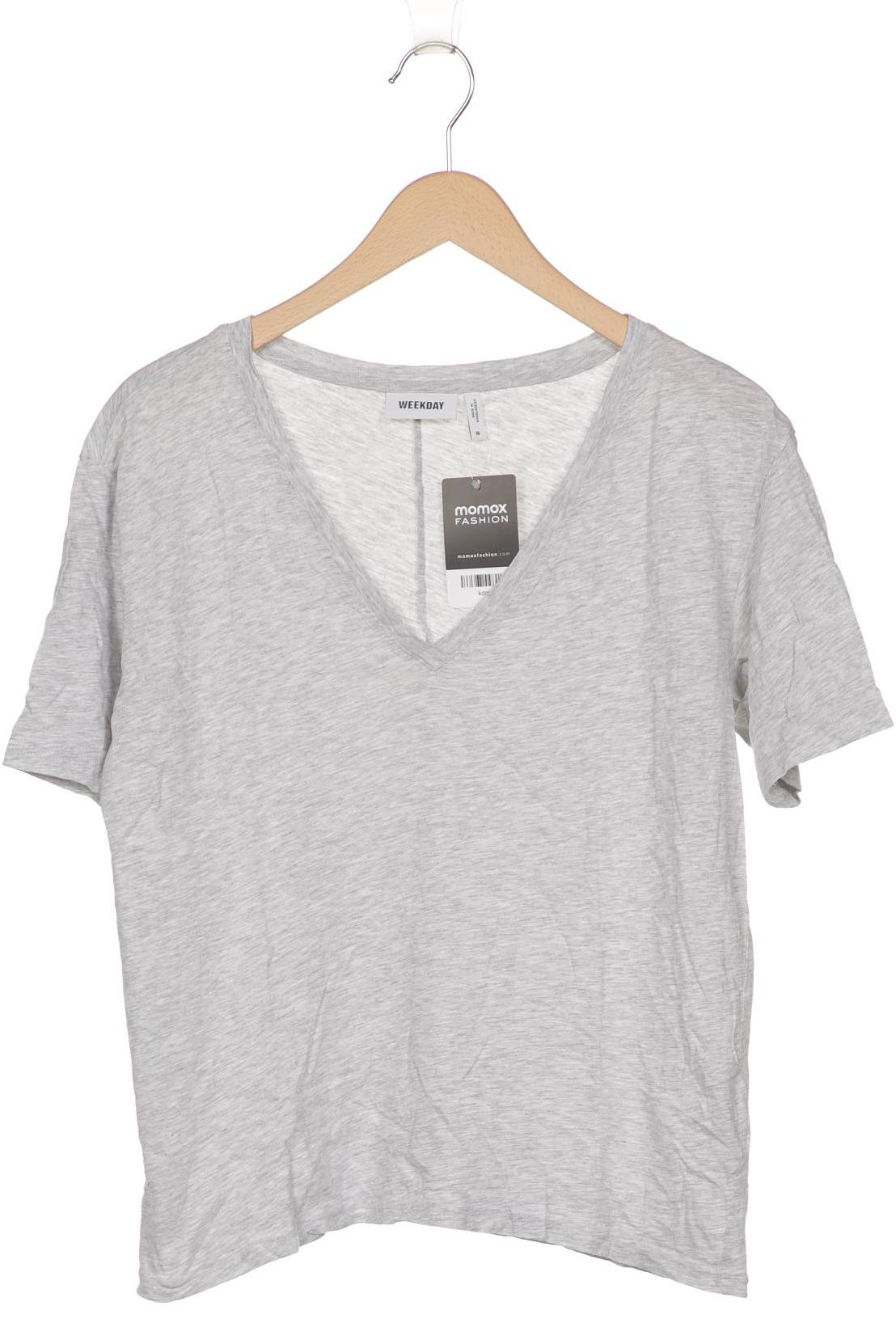 

Weekday Damen T-Shirt, grau, Gr. 38