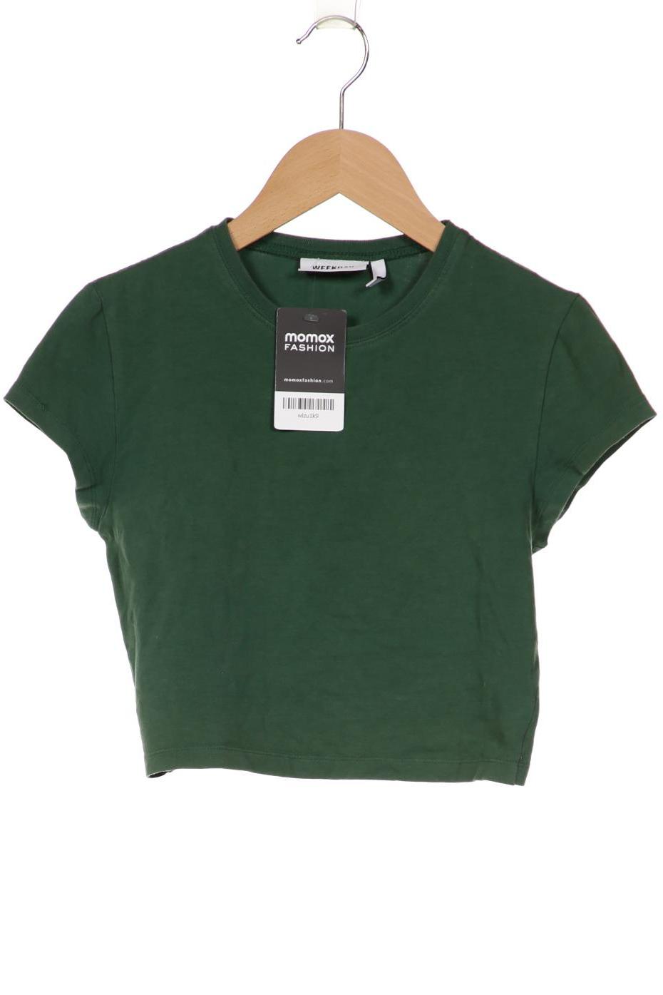 

Weekday Damen T-Shirt, grün, Gr. 38