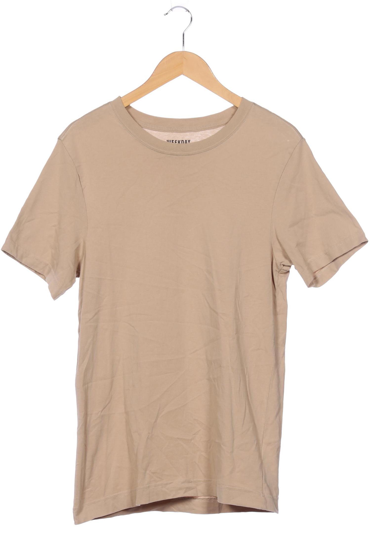 

Weekday Damen T-Shirt, beige, Gr. 36