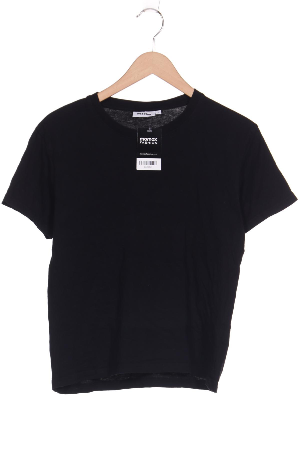 

Weekday Damen T-Shirt, schwarz