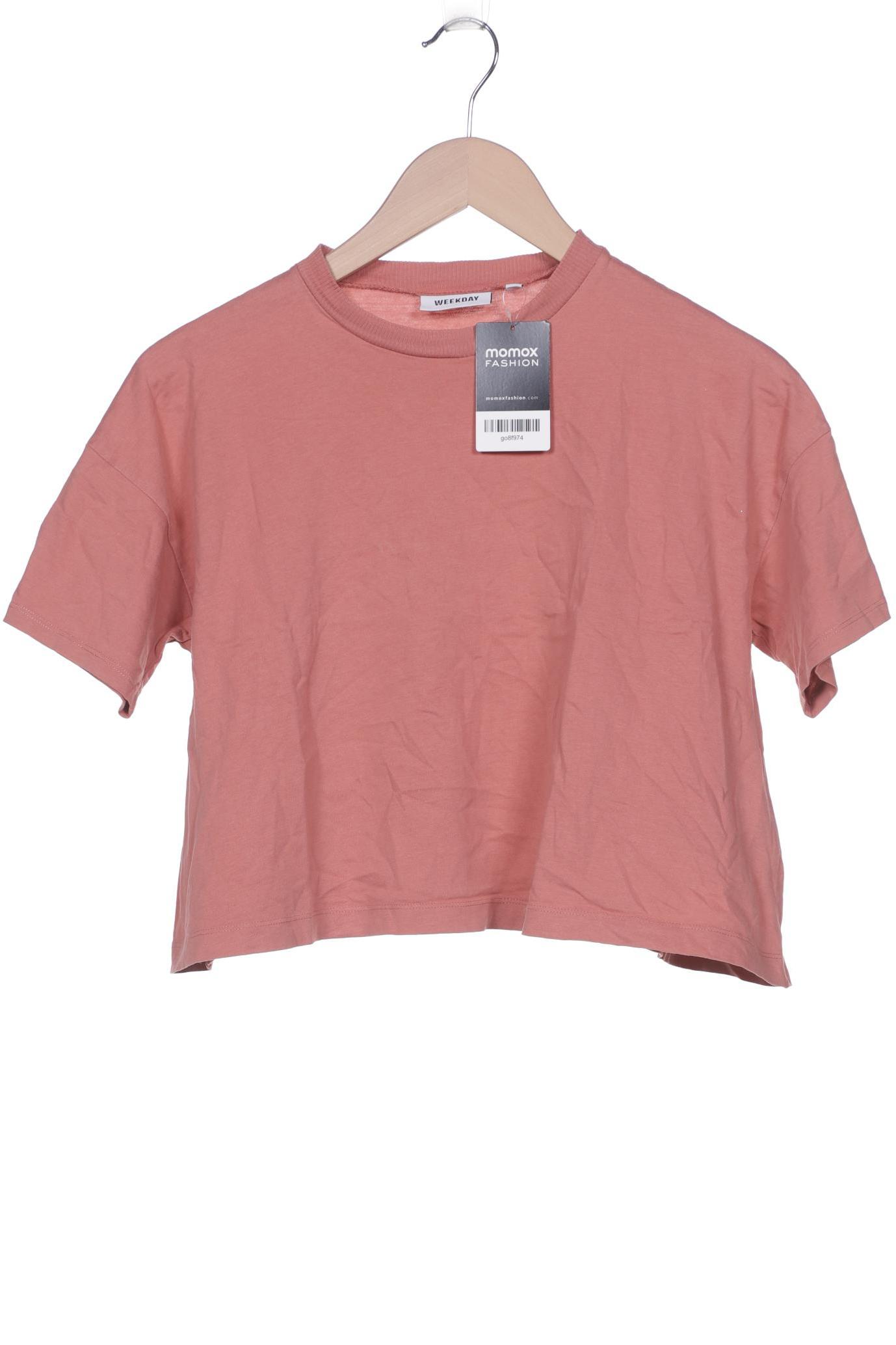 

Weekday Damen T-Shirt, orange, Gr. 36