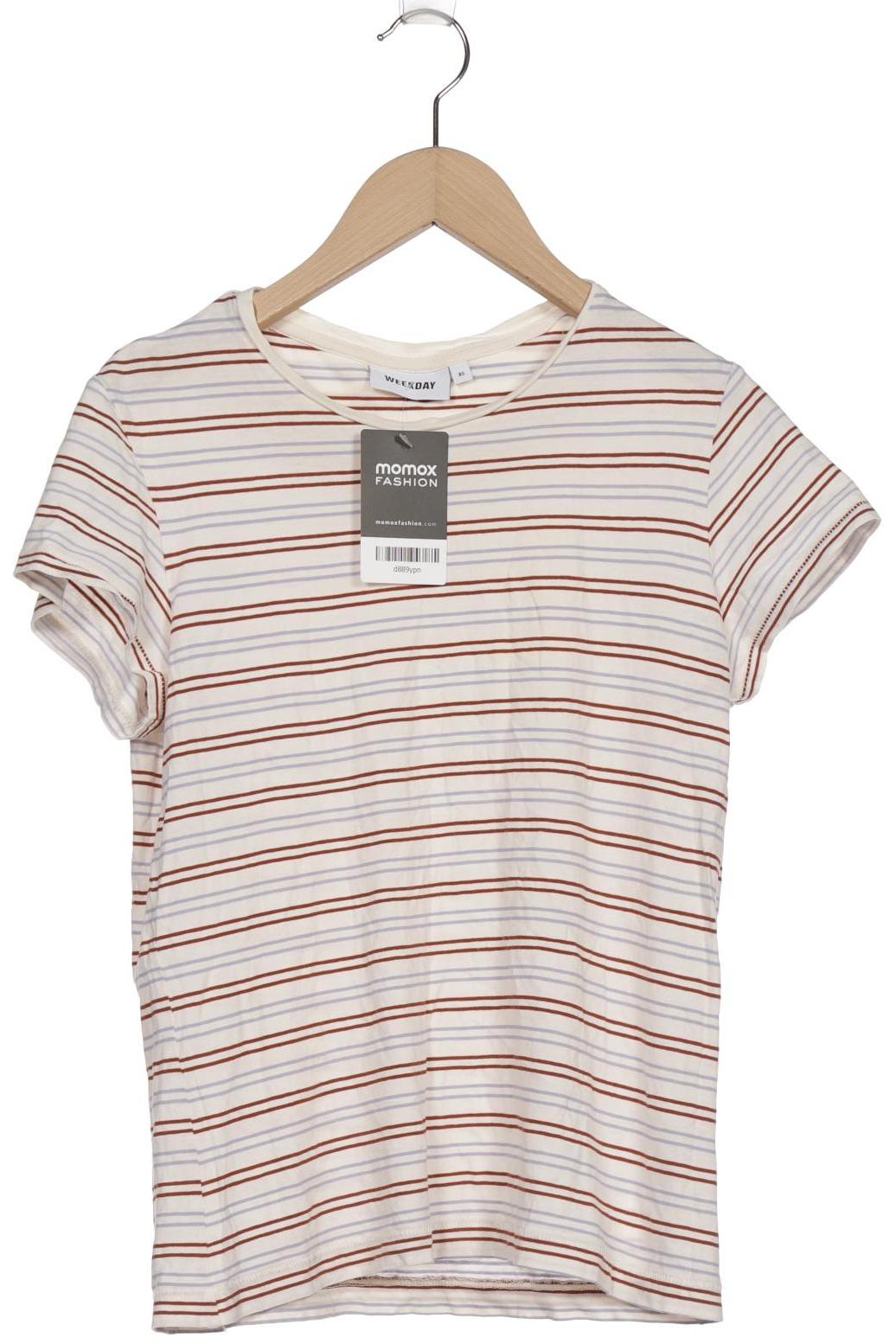 

Weekday Damen T-Shirt, beige, Gr. 34