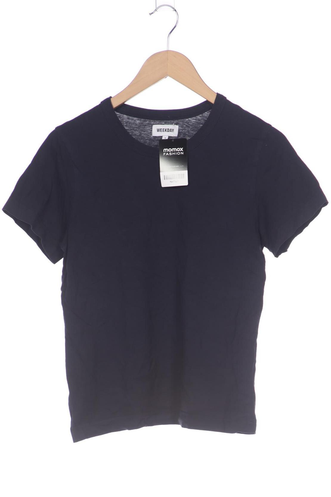 

Weekday Damen T-Shirt, marineblau, Gr. 38