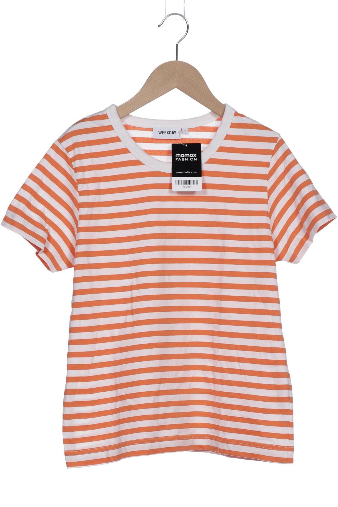 

Weekday Damen T-Shirt, orange, Gr. 38