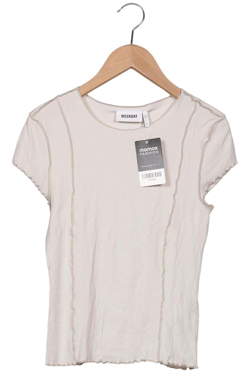 

Weekday Damen T-Shirt, grau, Gr. 36