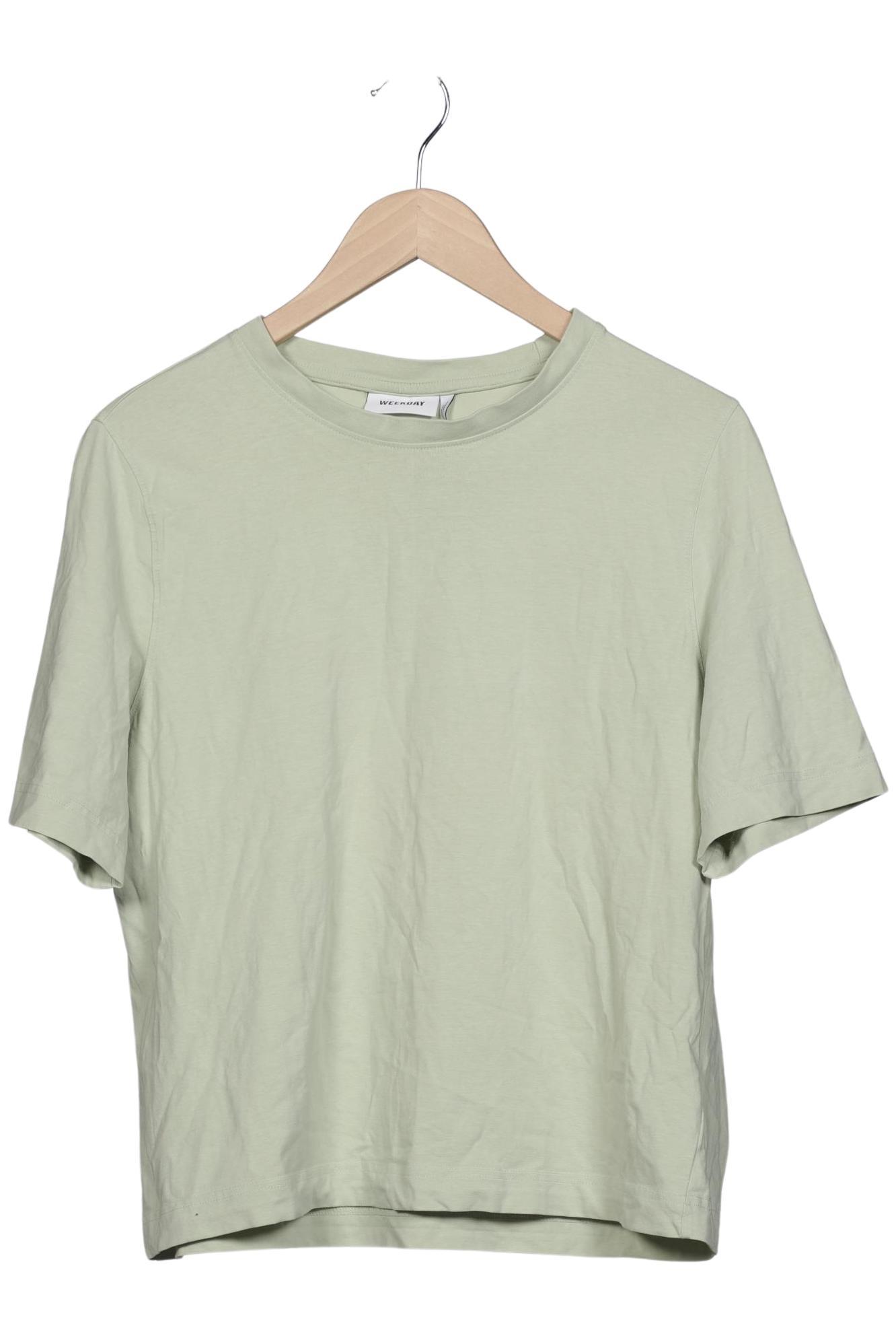 

Weekday Damen T-Shirt, hellgrün, Gr. 38