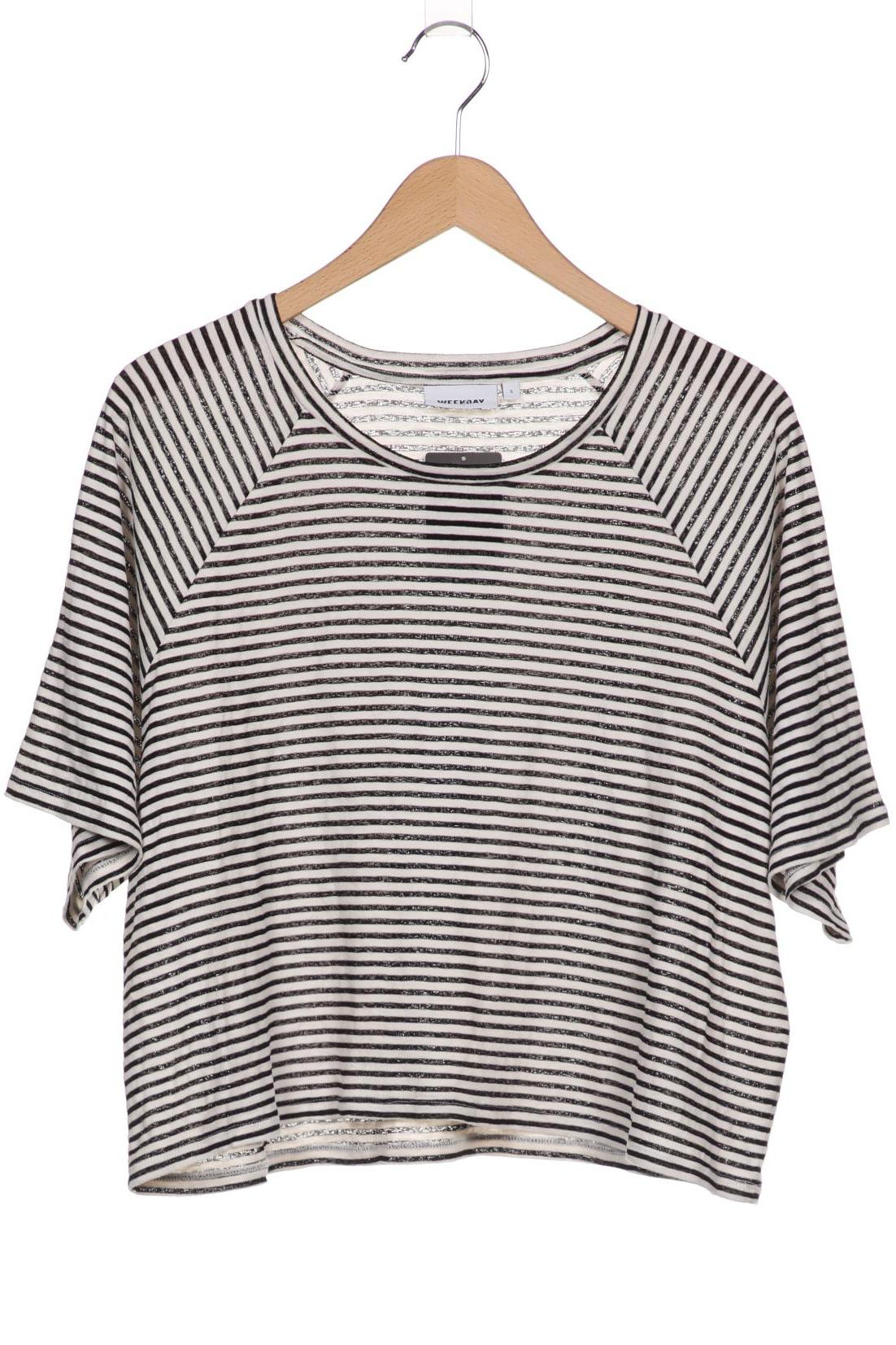 

Weekday Damen T-Shirt, schwarz
