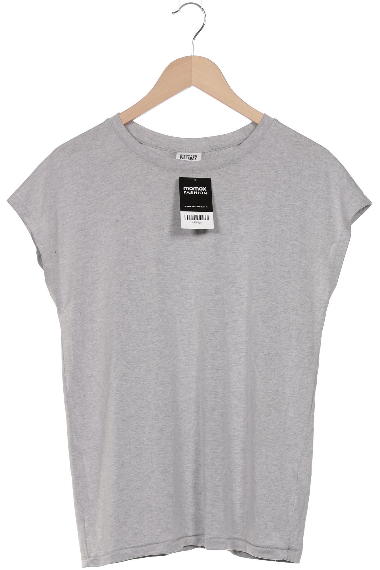

Weekday Damen T-Shirt, grau, Gr. 36