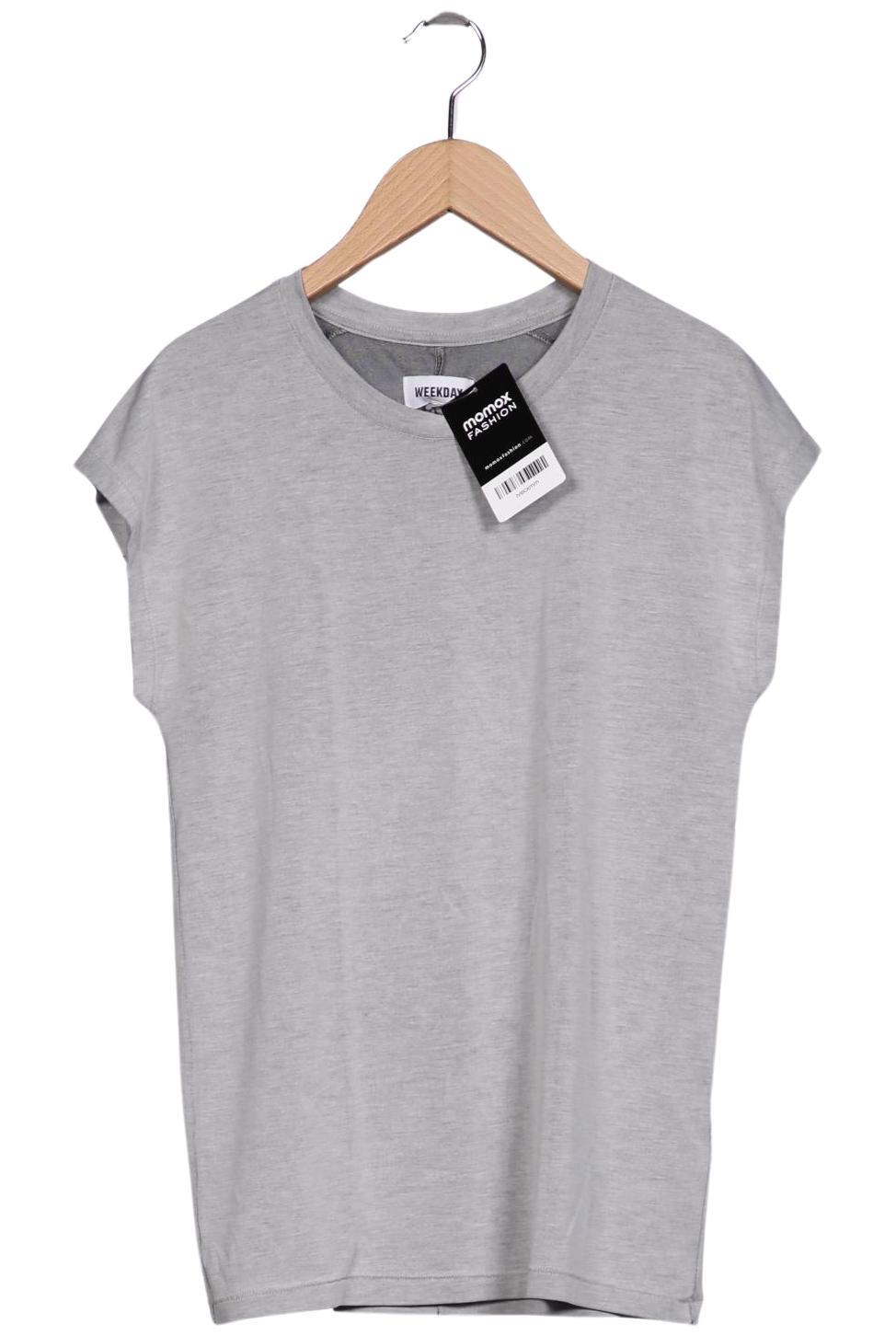 

Weekday Damen T-Shirt, grau, Gr. 34