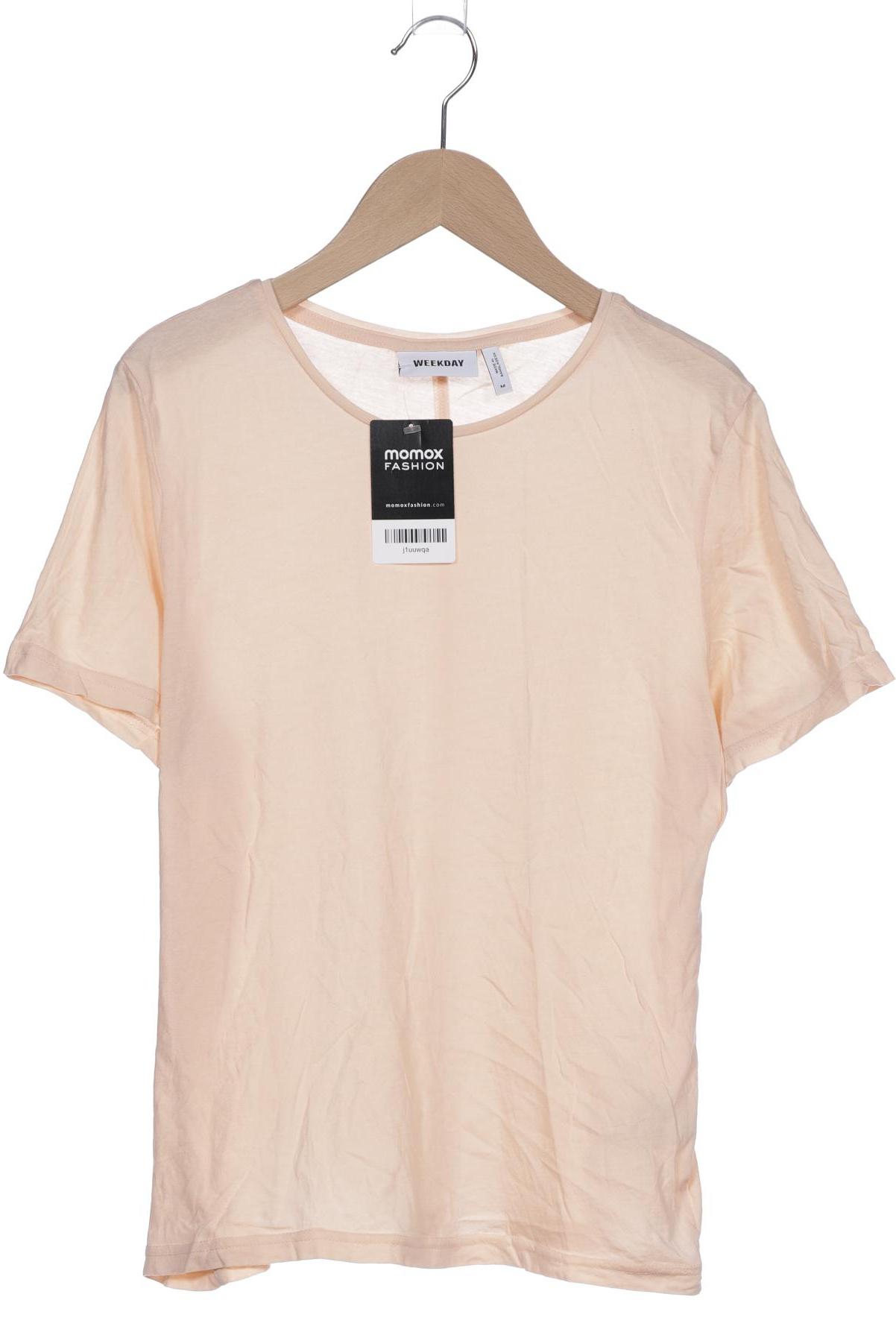 

Weekday Damen T-Shirt, beige, Gr. 38