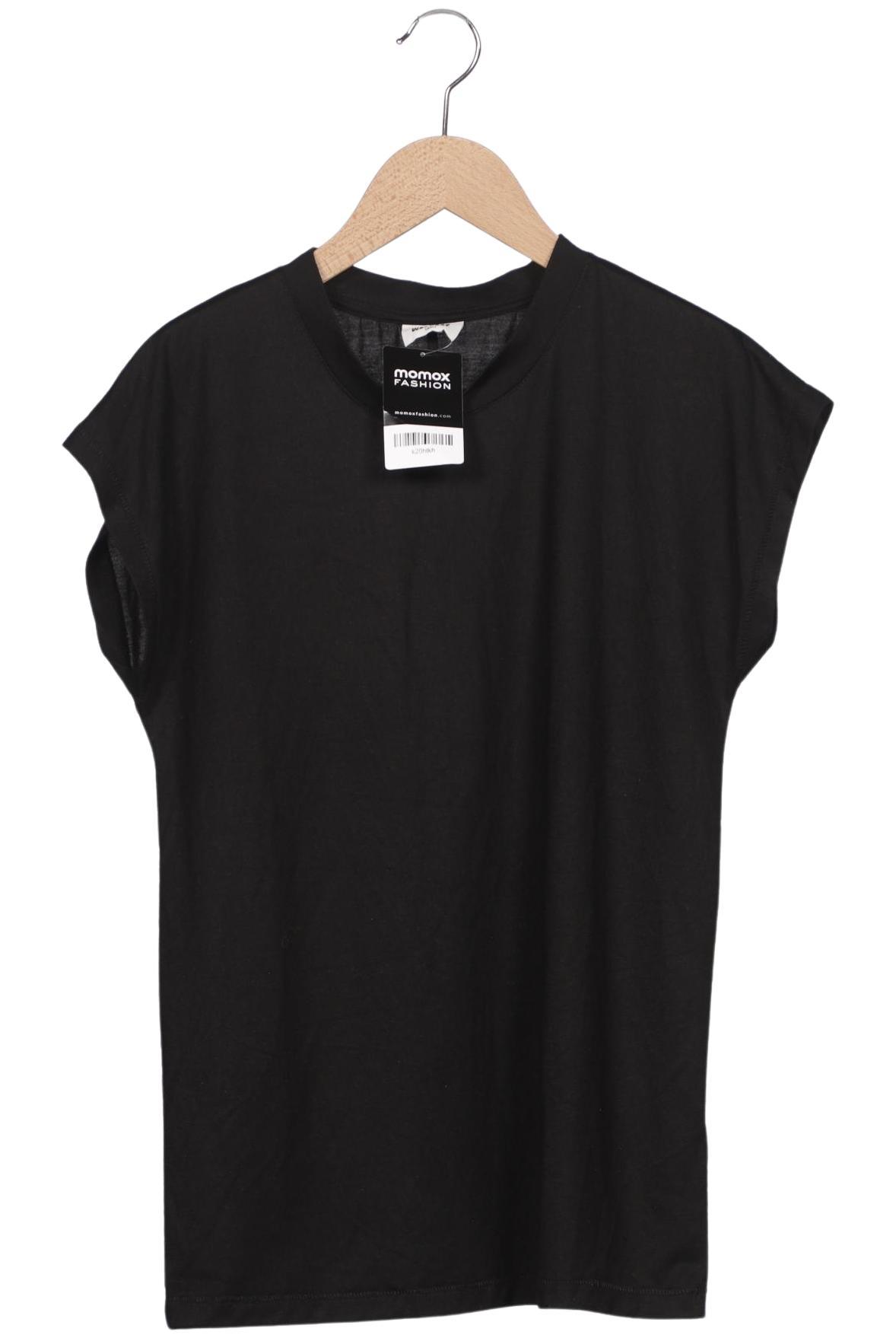 

Weekday Damen T-Shirt, schwarz, Gr. 36
