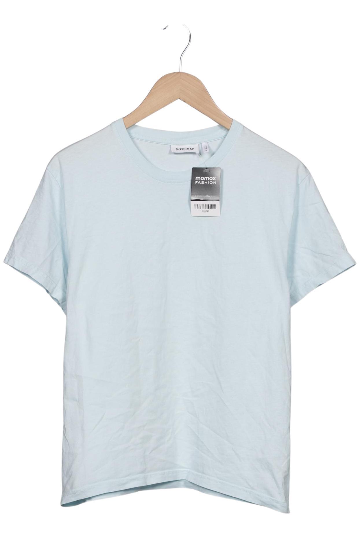 

Weekday Damen T-Shirt, hellblau, Gr. 38