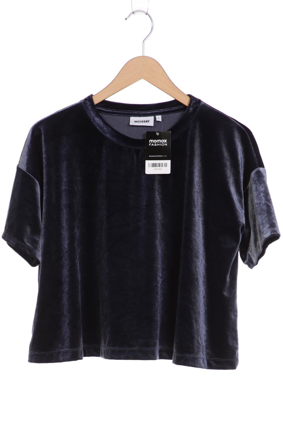 

Weekday Damen T-Shirt, marineblau