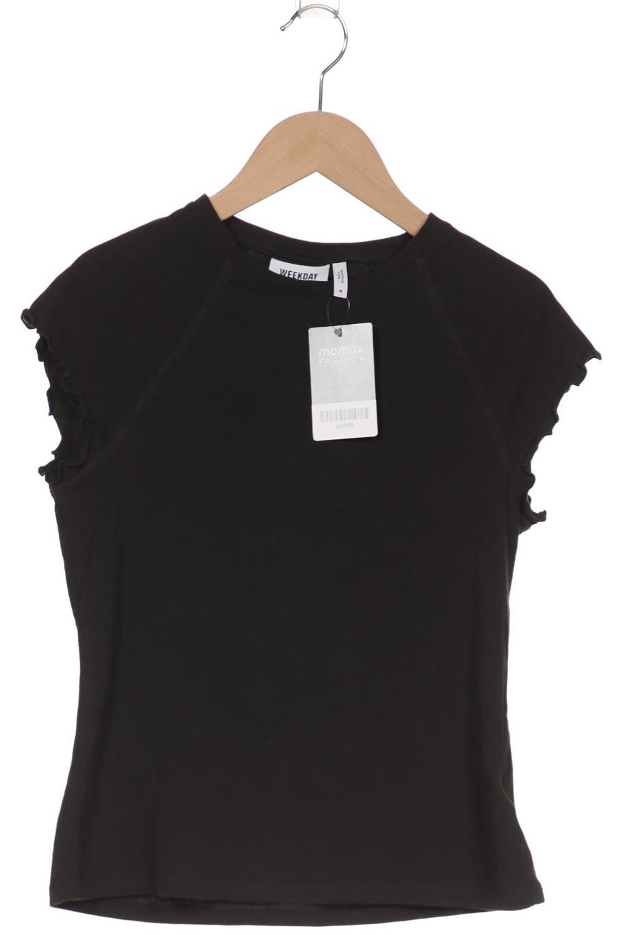 

Weekday Damen T-Shirt, schwarz