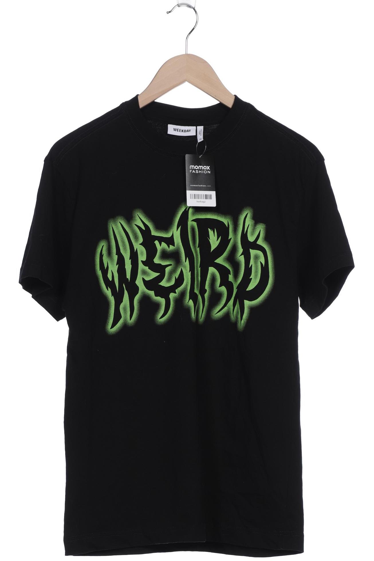 

Weekday Damen T-Shirt, schwarz