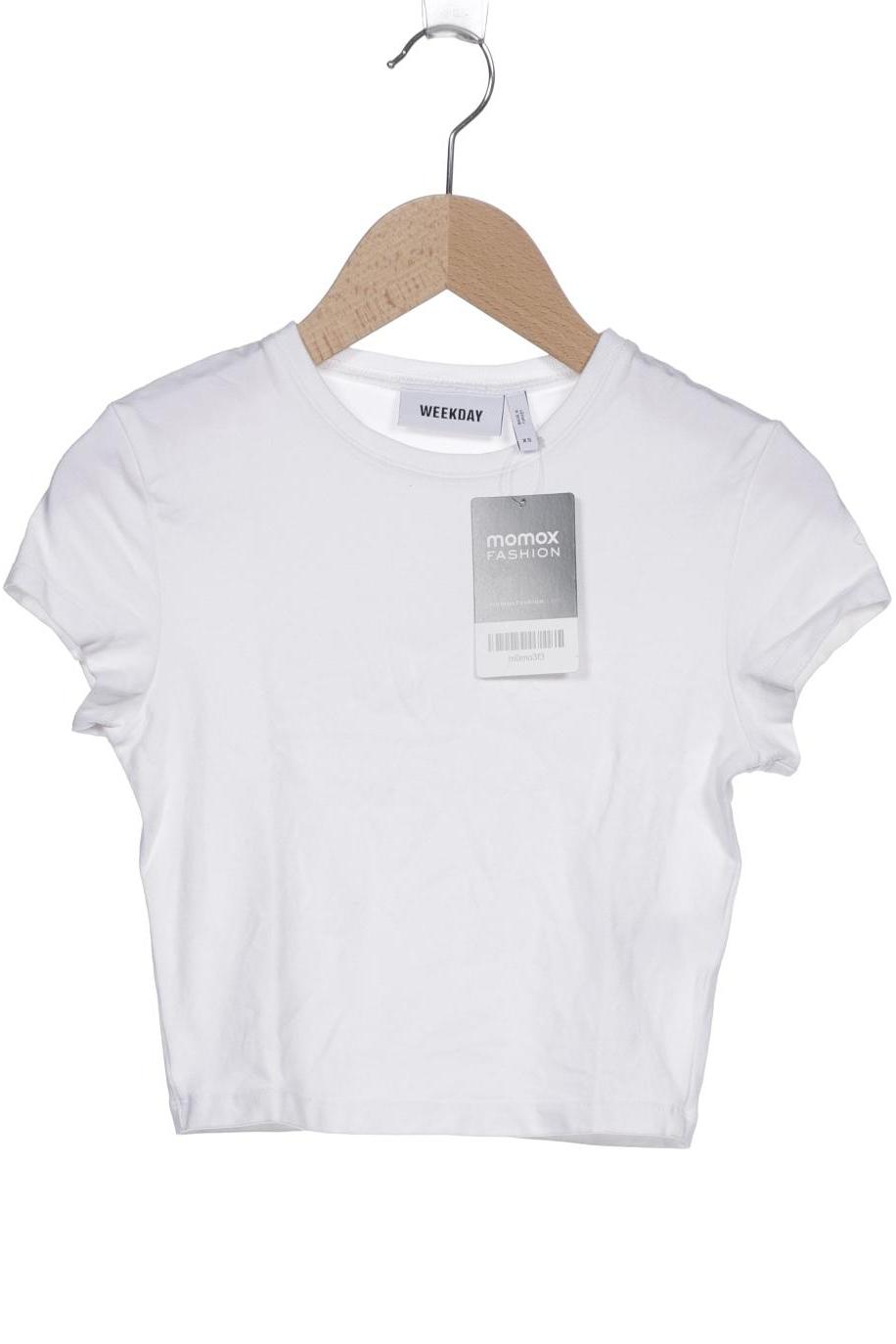 

Weekday Damen T-Shirt, cremeweiß