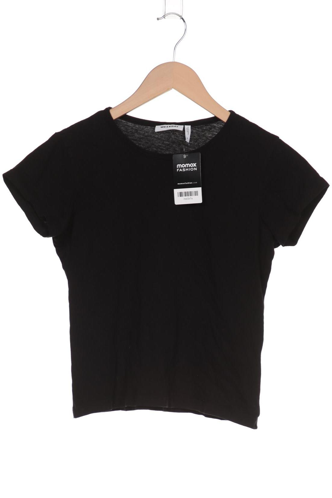 

Weekday Damen T-Shirt, schwarz