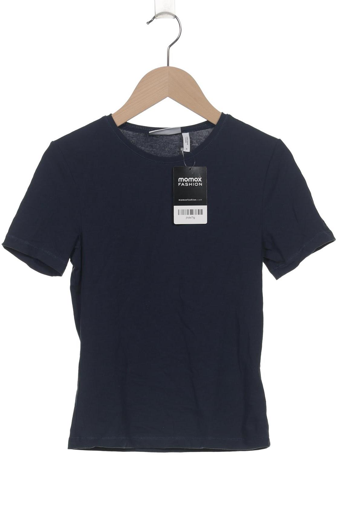 

Weekday Damen T-Shirt, marineblau, Gr. 36