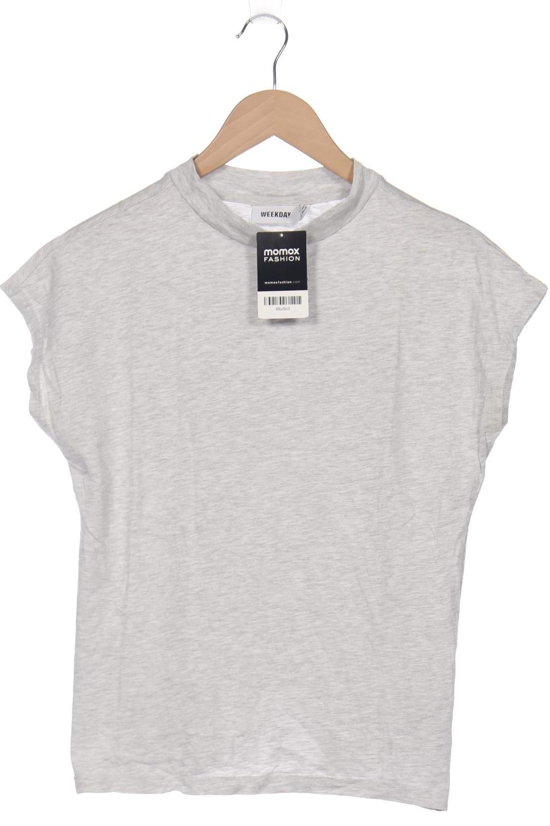 

Weekday Damen T-Shirt, grau, Gr. 34