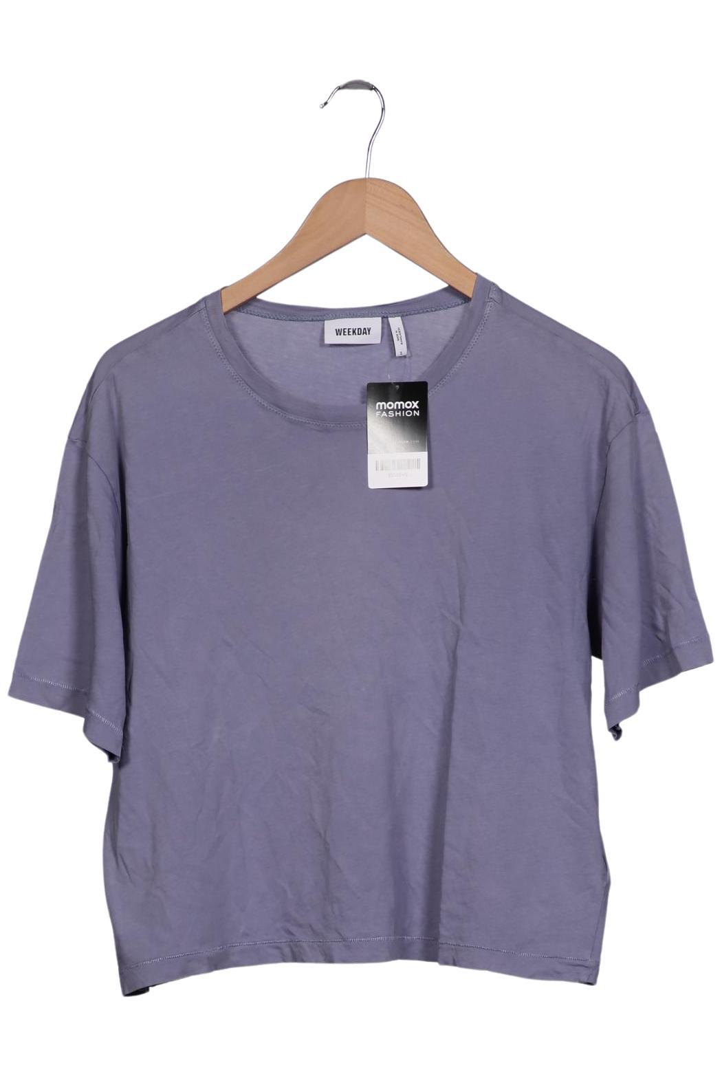 

Weekday Damen T-Shirt, blau, Gr. 36