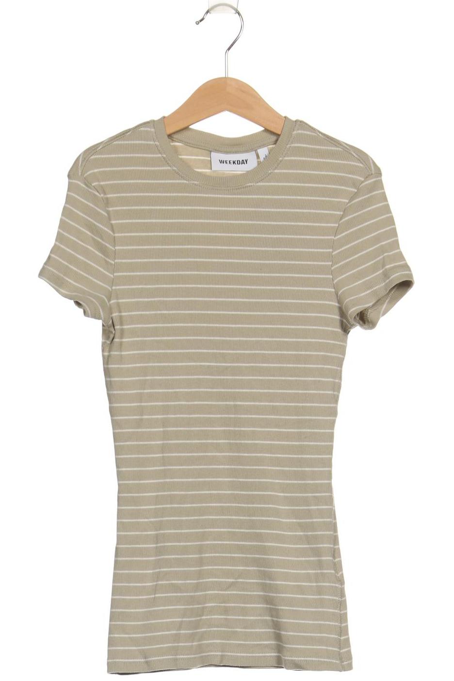 

Weekday Damen T-Shirt, grün, Gr. 34