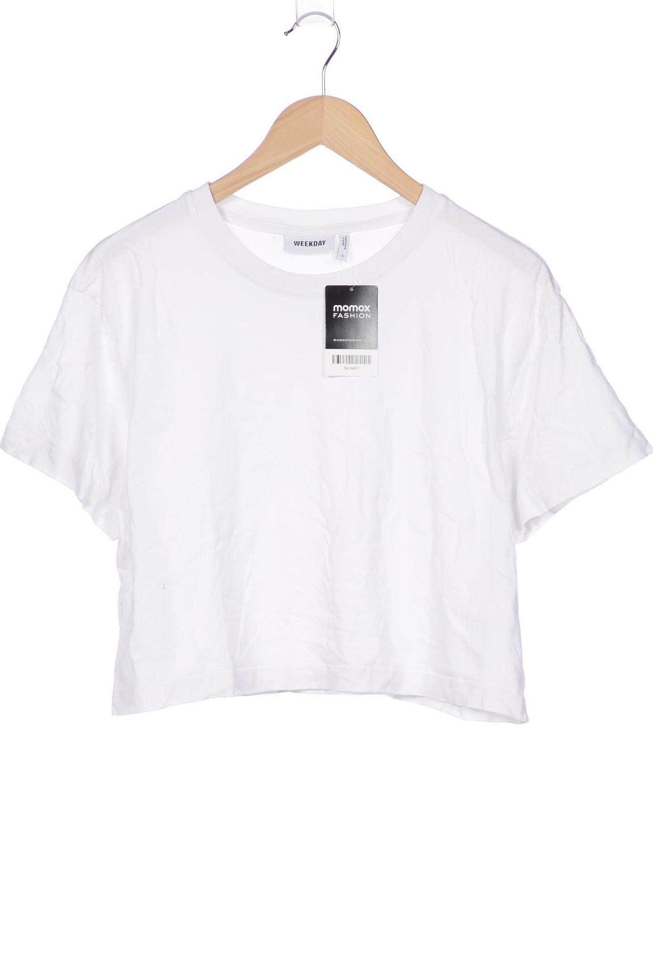 

Weekday Damen T-Shirt, weiß