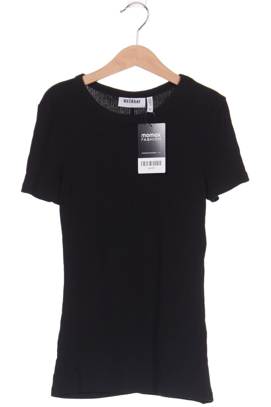 

Weekday Damen T-Shirt, schwarz