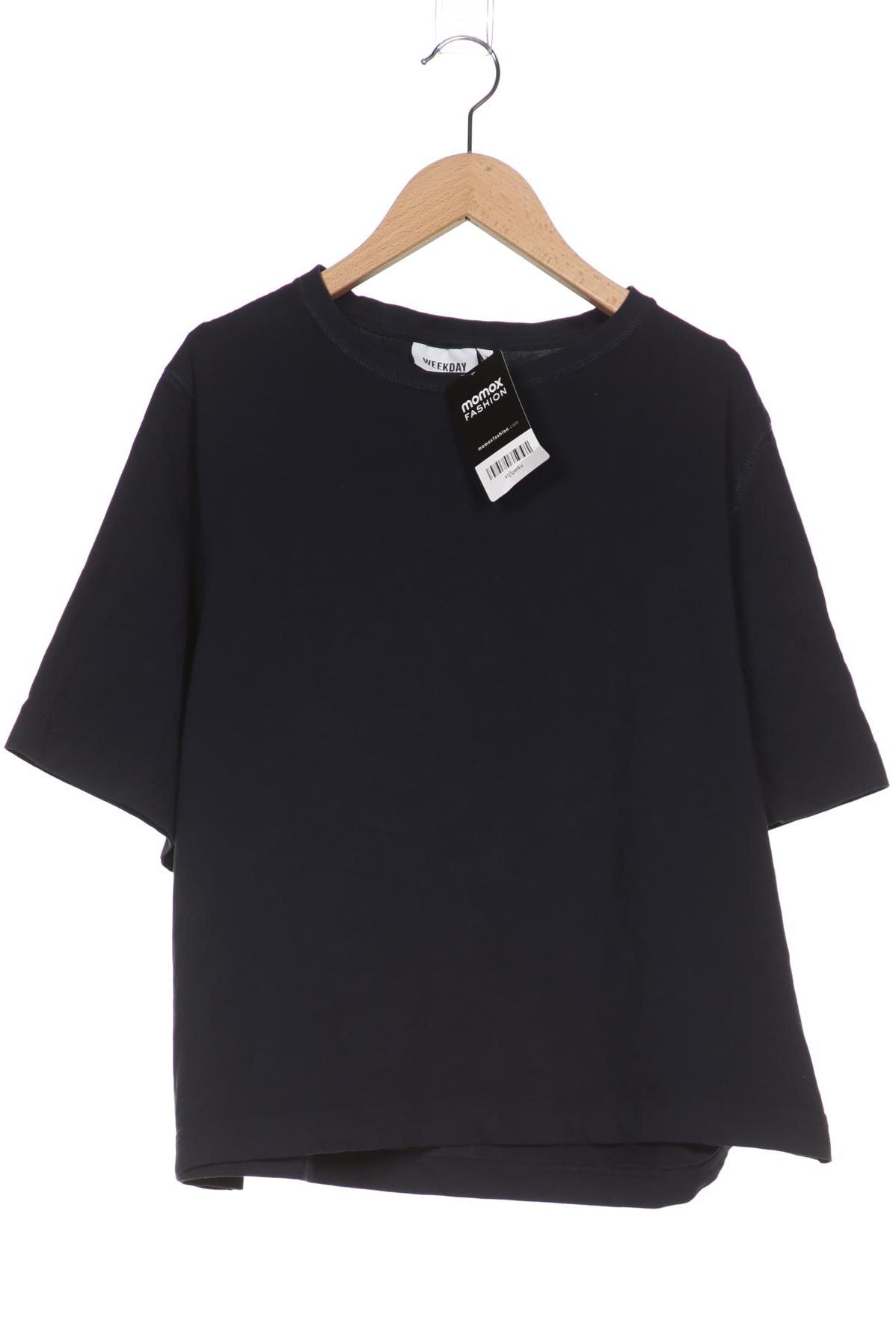 

Weekday Damen T-Shirt, marineblau, Gr. 38