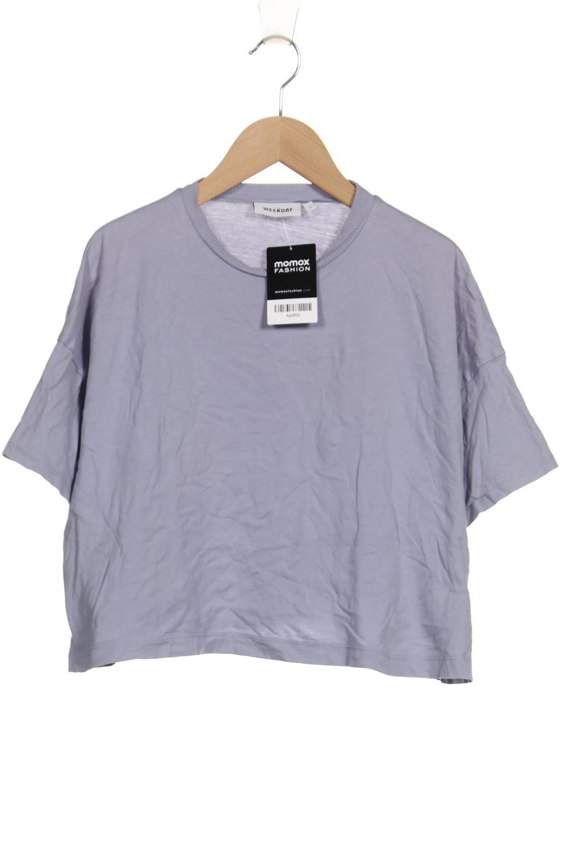 

Weekday Damen T-Shirt, hellblau, Gr. 36